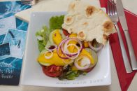 Mango, Tomato and Red Onion Salad