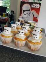 for the white side: storm troopers muffins