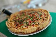 Asparagus quiche